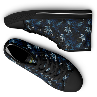 Chokefish™ Urban Peak Retro High Tops-Cannabis-008-2